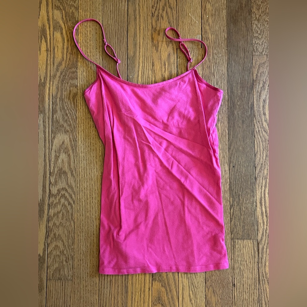 Pink Spaghetti Strap Top